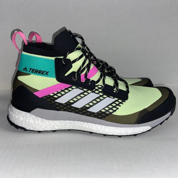 Adidas Terrex Free Hiker Primeblue Hiking Shoes Hi-Res Yellow FY733 Men NEW main image 5